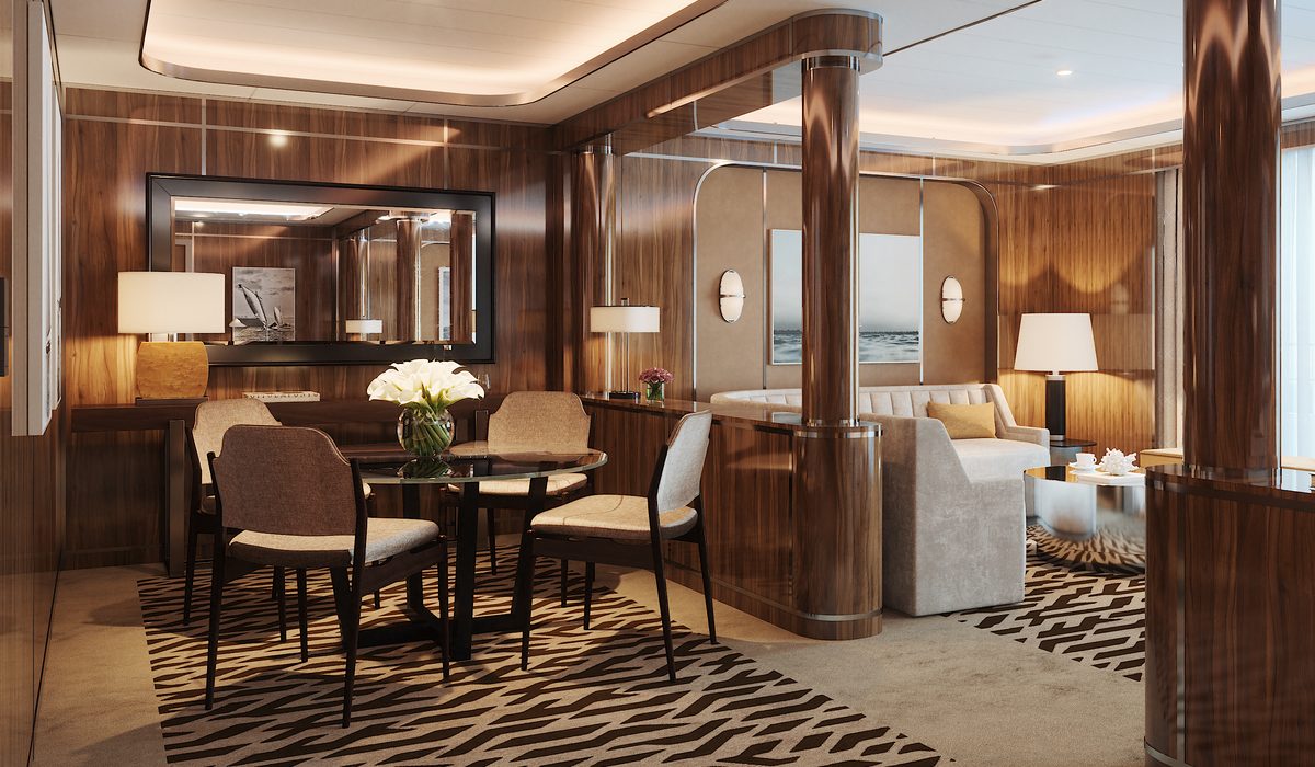 Owner's Suite living and dining room